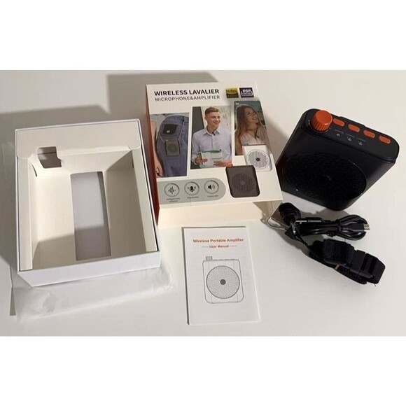 Dual Wireless Microphone Voice Amplifier for Teachers with Magnetic Charging - Picture 8 of 8